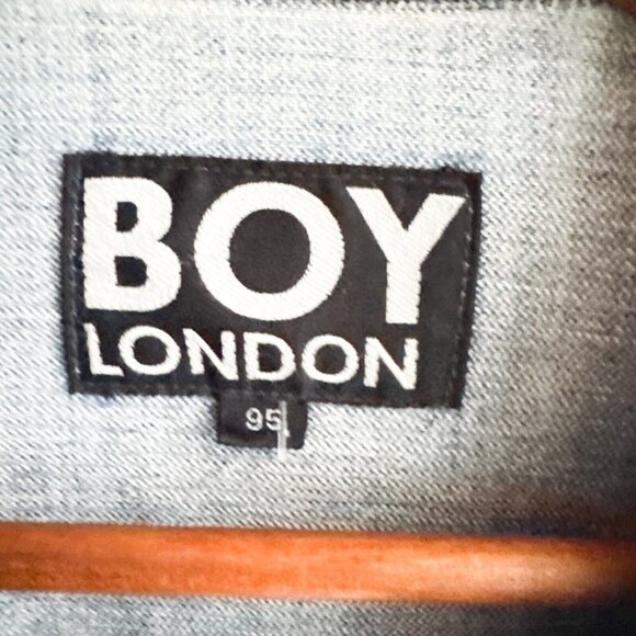 Vintage Boy London Denim PAtchowrk  Distressed Jacket M - Picture 3 of 8